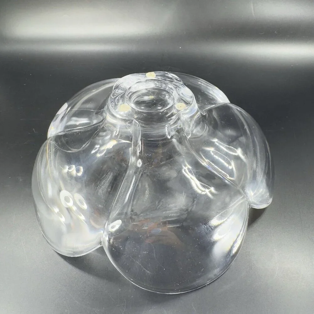 Vintage Orrefors Clear Tulip Petal Flower Shaped Bowl Dish Centerpiece W Label‎